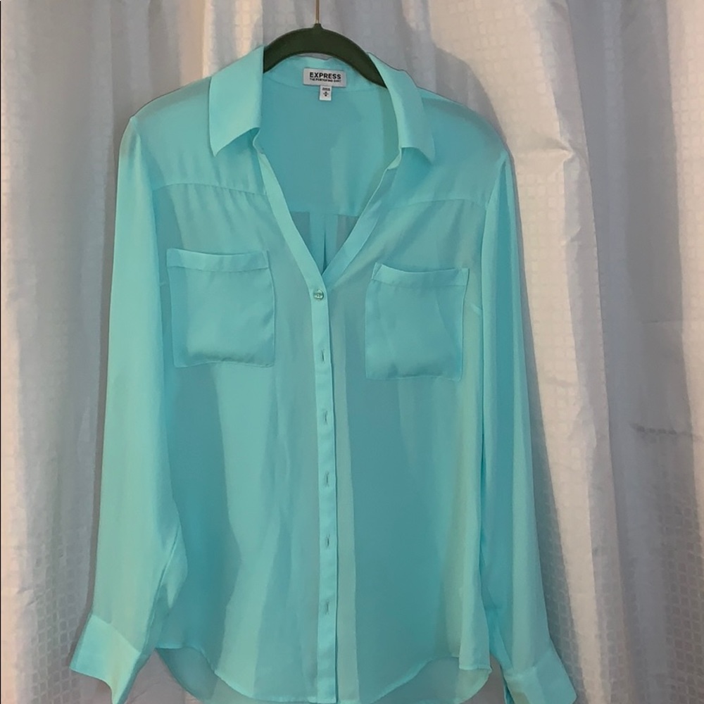 Express button down blouse